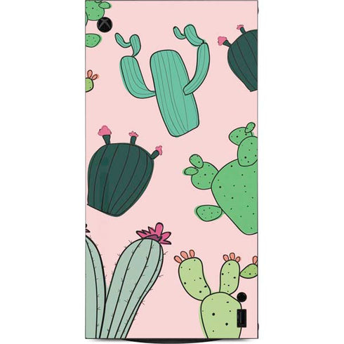 Cactus Print XBox Series X Digital Edition Console Skin